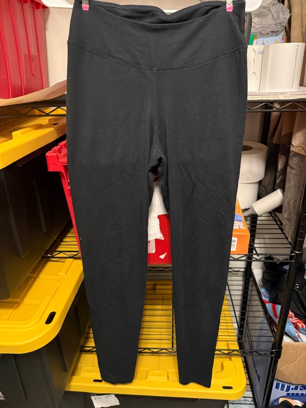 Peruvian Connection Black Womens Leggings